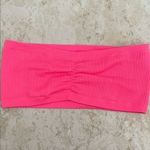 Aerie Bright Pink Ribbed Top